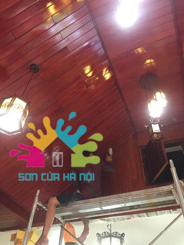 Thợ sơn PU trần gỗ chuyên nghiệp số 1 tại Hà Nội
